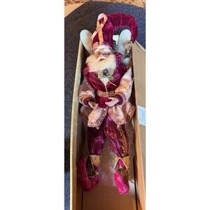 Mark Roberts Fairy Spirit Of Hope 2010 Pink Santa Medium In Box 113/1500